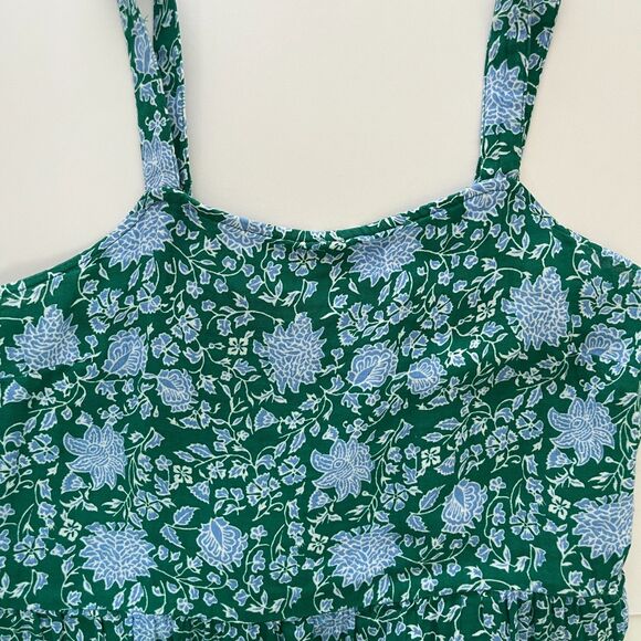 Sonoma Maxi Dress Tiered Medium Sleeveless Floral Maxi Boho Smocked Pockets - Picture 1 of 7